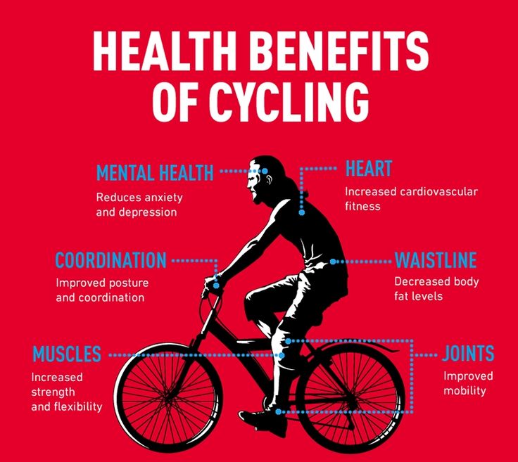 תועלות בריאותיות מרכיבה על אופניים