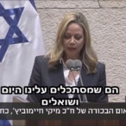 נאום הבכורה של מיקי חיימוביץ' בכנסת