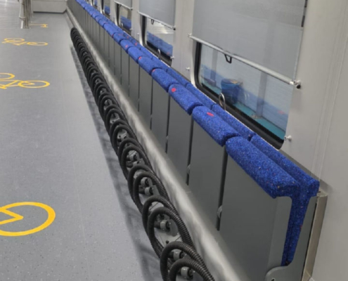 קרונות האופניים החדשים (צילום: רכבת ישראל)